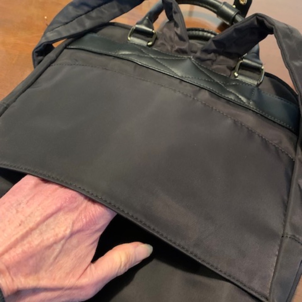 Allancia Toni Black Nylon Backpack EUC - Picture 5 of 5